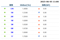 货币市场日报：6月5日
