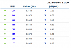 货币市场日报：6月9日